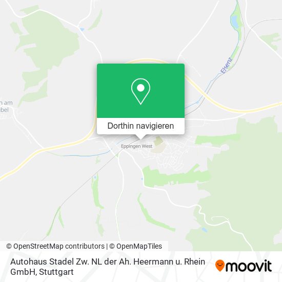 Autohaus Stadel Zw. NL der Ah. Heermann u. Rhein GmbH Karte