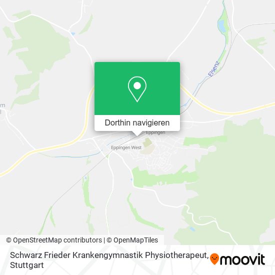Schwarz Frieder Krankengymnastik Physiotherapeut Karte