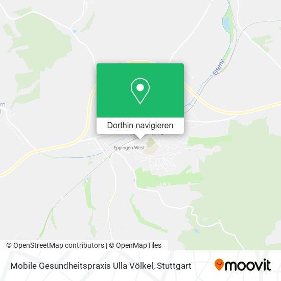 Mobile Gesundheitspraxis Ulla Völkel Karte