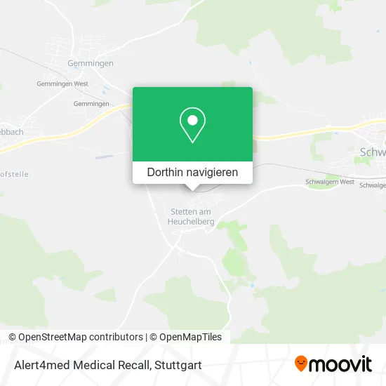 Alert4med Medical Recall Karte