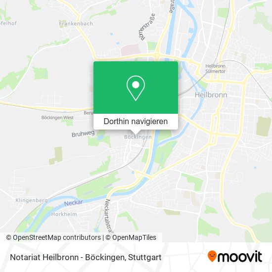 Notariat Heilbronn - Böckingen Karte