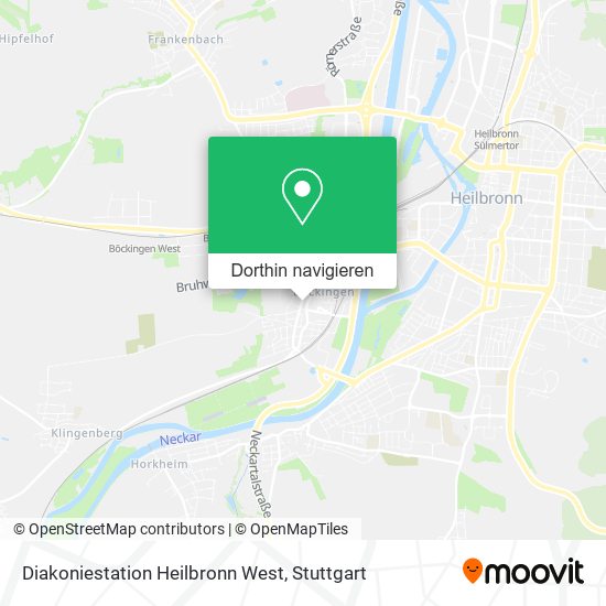 Diakoniestation Heilbronn West Karte