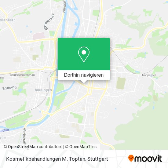 Kosmetikbehandlungen M. Toptan Karte