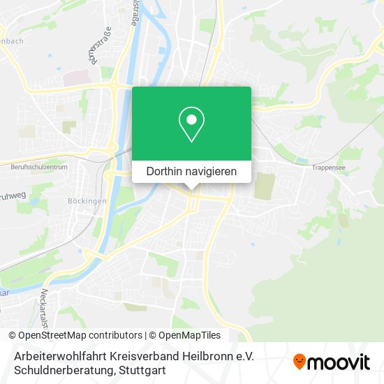 Arbeiterwohlfahrt Kreisverband Heilbronn e.V. Schuldnerberatung Karte