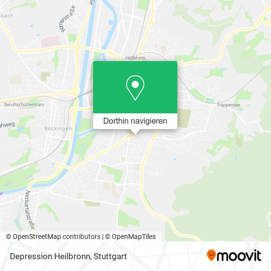 Depression Heilbronn Karte