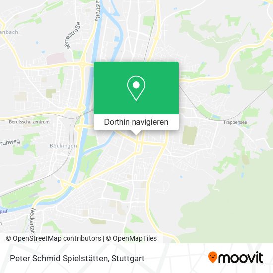 Peter Schmid Spielstätten Karte