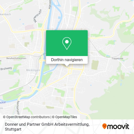 Donner und Partner GmbH Arbeitsvermittlung Karte