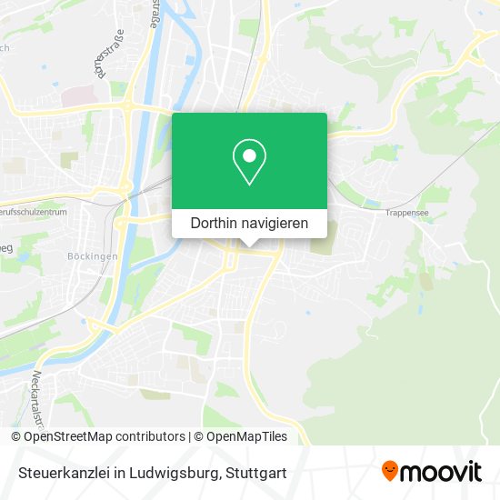 Steuerkanzlei in Ludwigsburg Karte