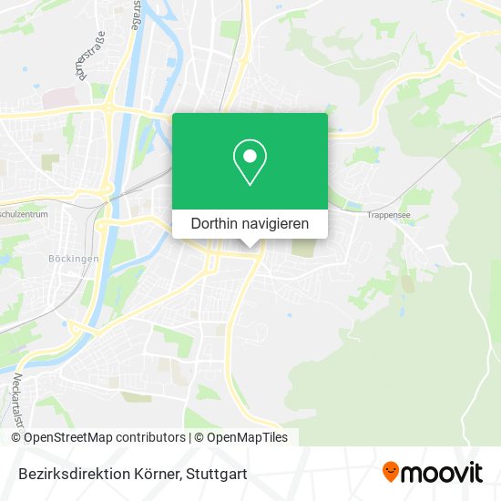 Bezirksdirektion Körner Karte