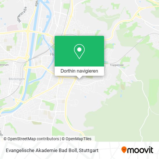 Evangelische Akademie Bad Boll Karte