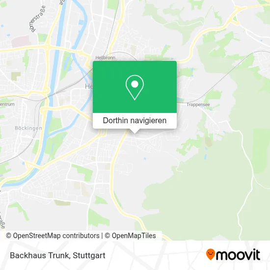 Backhaus Trunk Karte