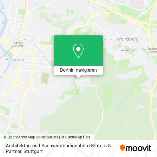 Architektur- und Sachverständigenbüro Klöters & Partner Karte