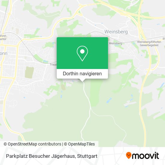 Parkplatz Besucher Jägerhaus Karte