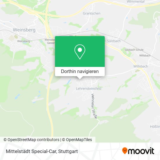 Mittelstädt Special-Car Karte