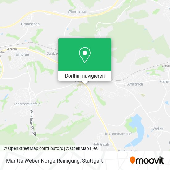 Maritta Weber Norge-Reinigung Karte