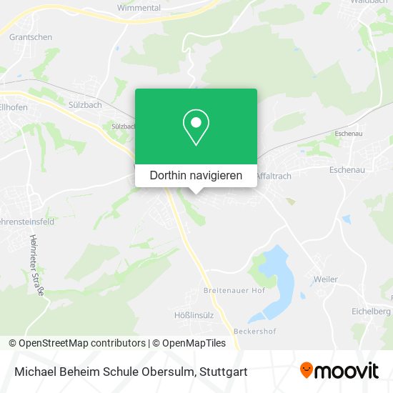 Michael Beheim Schule Obersulm Karte