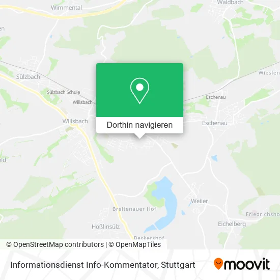 Informationsdienst Info-Kommentator Karte
