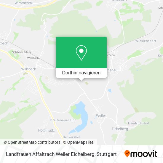 Landfrauen Affaltrach Weiler Eichelberg Karte