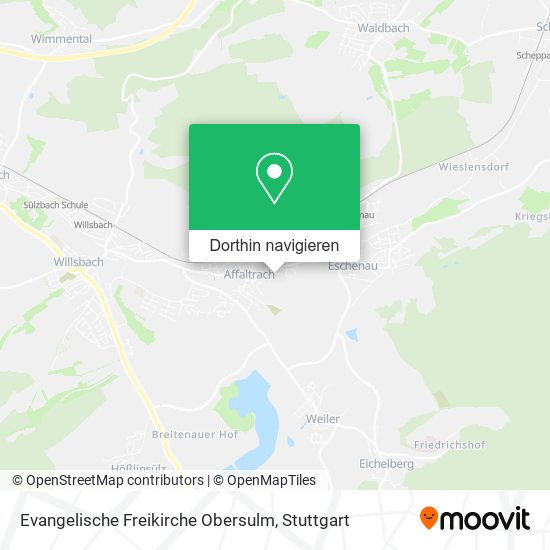 Evangelische Freikirche Obersulm Karte