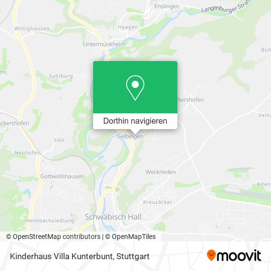 Kinderhaus Villa Kunterbunt Karte