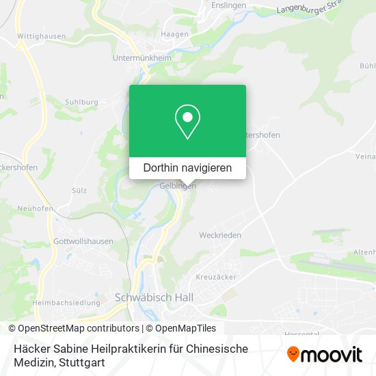 Häcker Sabine Heilpraktikerin für Chinesische Medizin Karte