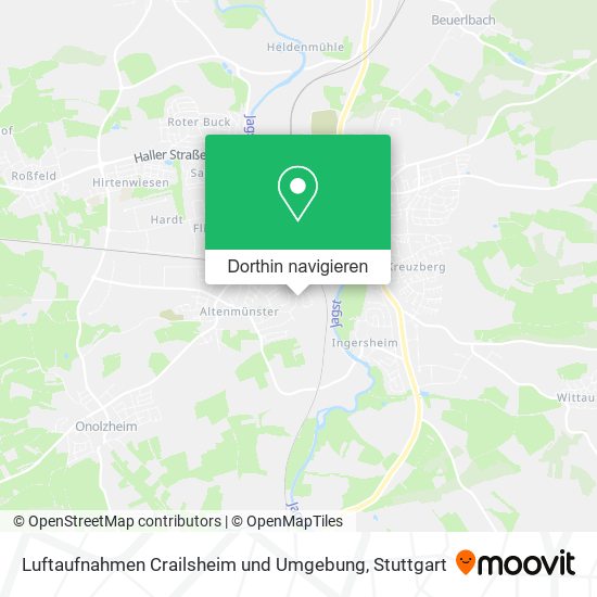 Luftaufnahmen Crailsheim und Umgebung Karte
