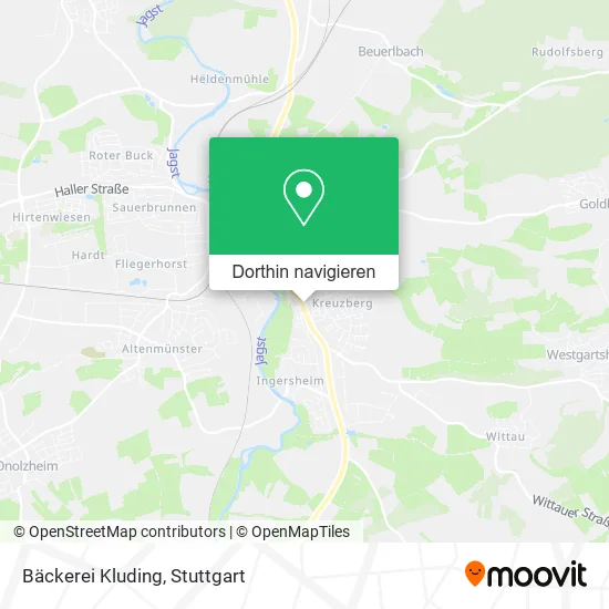 Bäckerei Kluding Karte