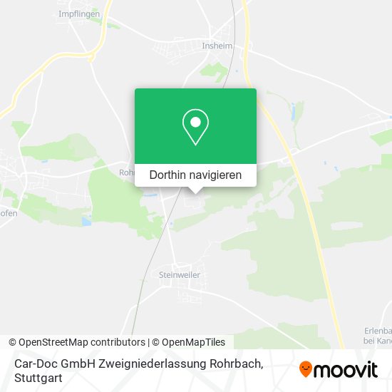 Car-Doc GmbH Zweigniederlassung Rohrbach Karte