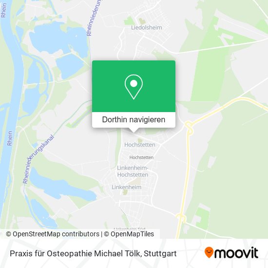 Praxis für Osteopathie Michael Tölk Karte