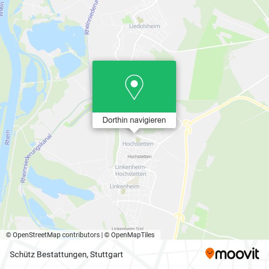 Schütz Bestattungen Karte