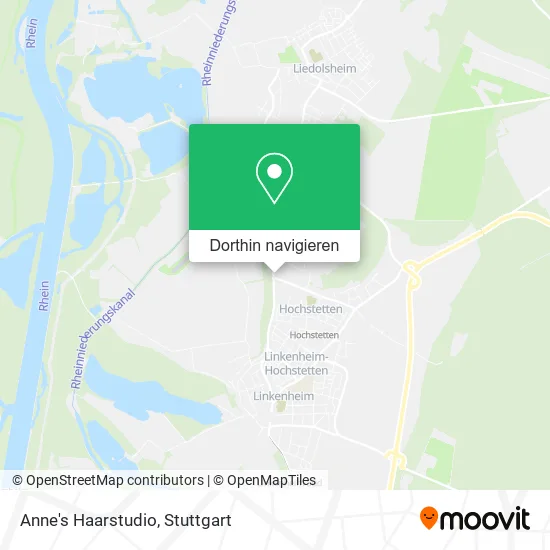 Anne's Haarstudio Karte