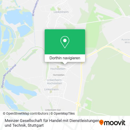 Meinzer Gesellschaft für Handel mit Dienstleistungen und Technik Karte