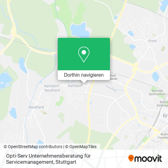 Opti-Serv Unternehmensberatung für Servicemanagement Karte