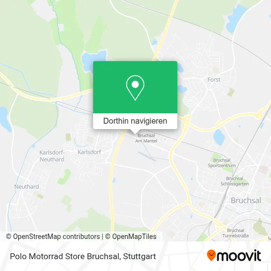 Polo Motorrad Store Bruchsal Karte