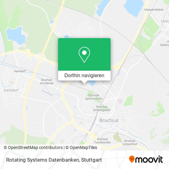 Rotating Systems Datenbanken Karte