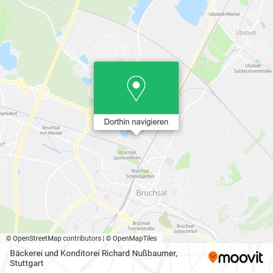 Bäckerei und Konditorei Richard Nußbaumer Karte