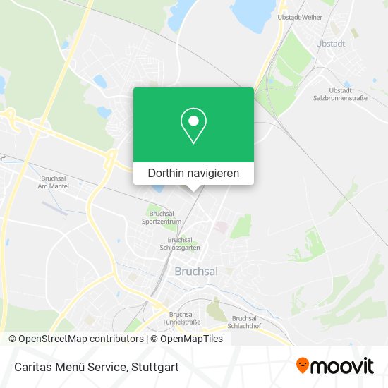 Caritas Menü Service Karte