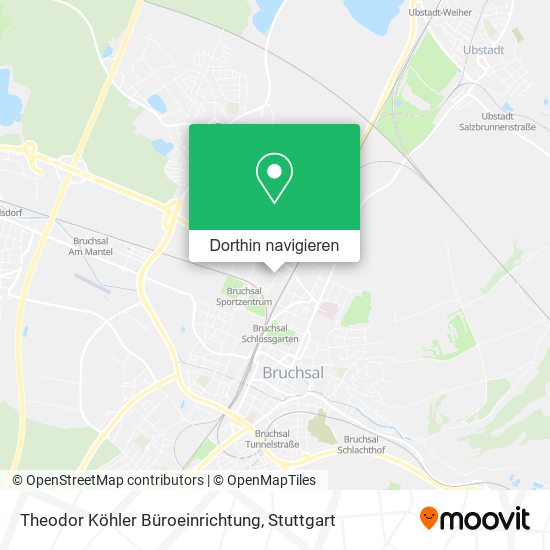 Theodor Köhler Büroeinrichtung Karte