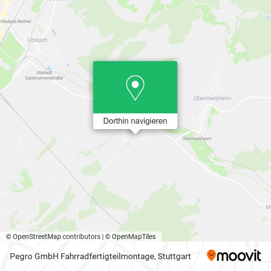 Pegro GmbH Fahrradfertigteilmontage Karte