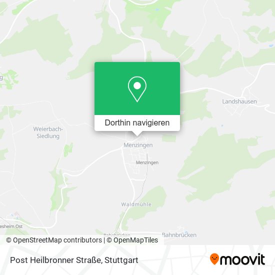 Post Heilbronner Straße Karte