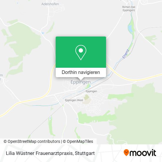 Lilia Wüstner Frauenarztpraxis Karte