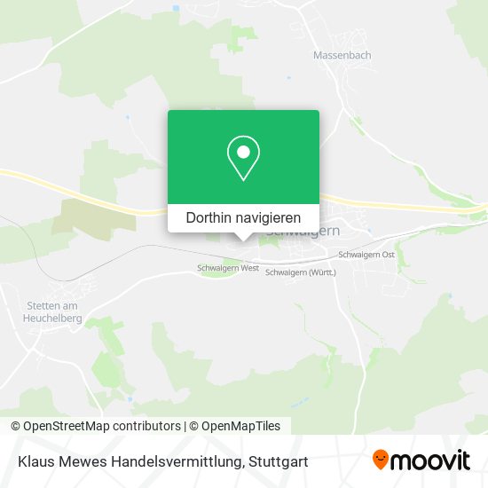 Klaus Mewes Handelsvermittlung Karte