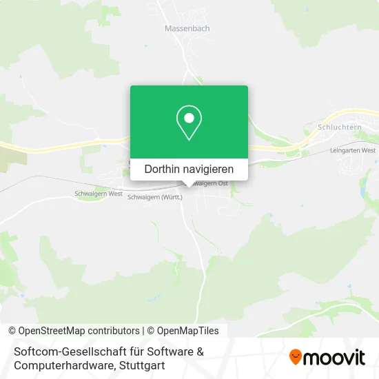 Softcom-Gesellschaft für Software & Computerhardware Karte