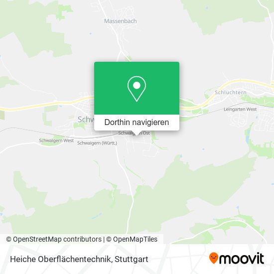 Heiche Oberflächentechnik Karte