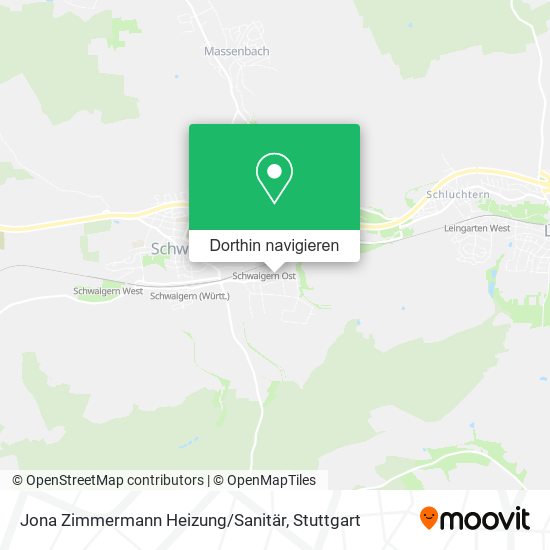 Jona Zimmermann Heizung / Sanitär Karte