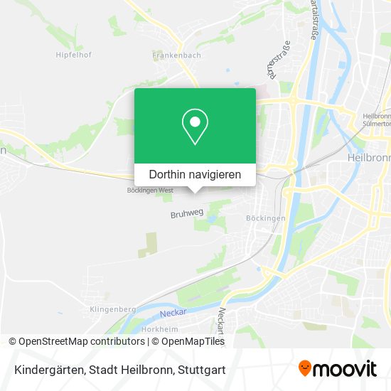 Kindergärten, Stadt Heilbronn Karte