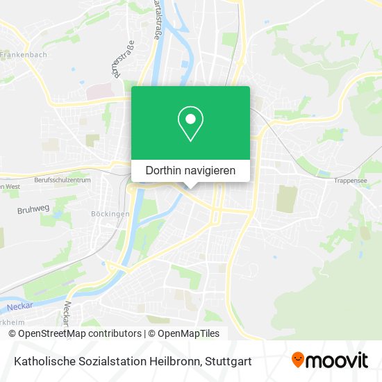 Katholische Sozialstation Heilbronn Karte