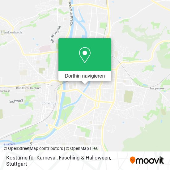 Kostüme für Karneval, Fasching & Halloween Karte