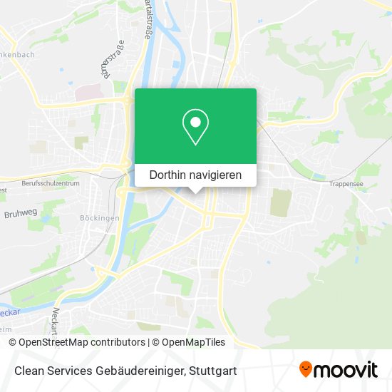 Clean Services Gebäudereiniger Karte