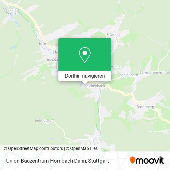 Union Bauzentrum Hornbach Dahn Karte